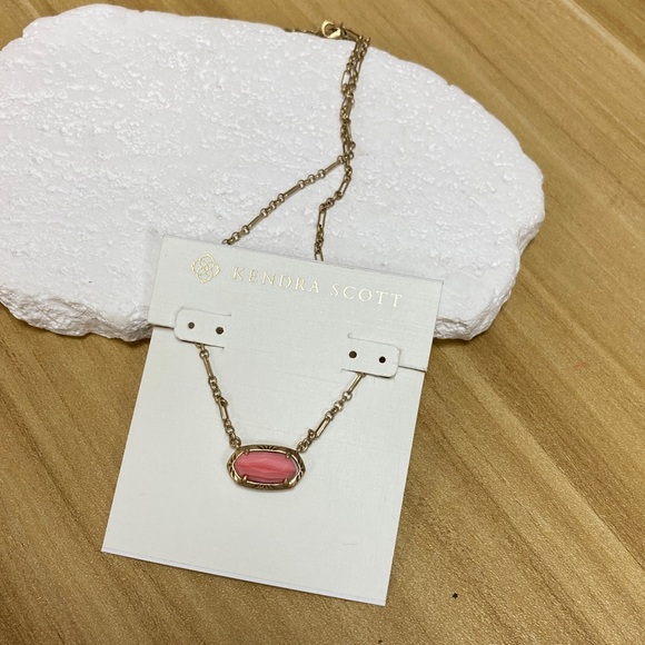 Kendra Scott Jewelry - Kendra Scott Gold Necklace with Pink Stone